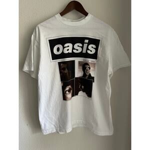 Oasis "Whats The Story Morning Glory 1996 Tour" Reprint Single Stitch T-shirt
